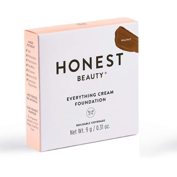 New Honest Beauty Everything Cream Foundation Walnut - Picture 1 of 5